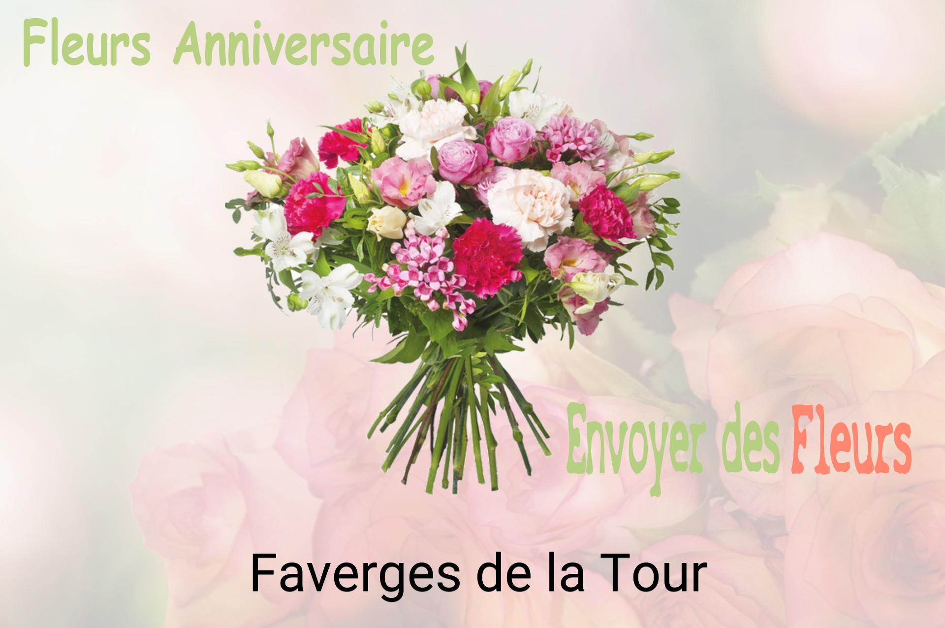 Bouquet de fleurs d’anniversaire livré à Faverges-de-la-Tour