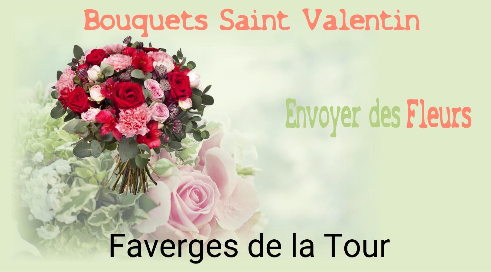 Roses de Saint-Valentin livrées à Faverges-de-la-Tour